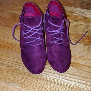 Beautiful purple boots